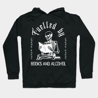 Halloween Fuelled by Books and Alcohol Hoodie